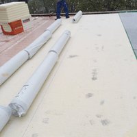 Arbeiten auf einem Flachdach